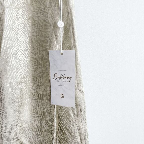 NWT Buff Bunny Collection Leggings L Gold-tone Pull On Cobra Legacy - Picture 3 of 11